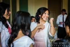 Joannas-bridesmaide-with-updo-and-neutral-toned-eye-and-lip-bridesmaid-makeup