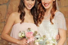 Kristin-wedding-day-with-bridesmaid